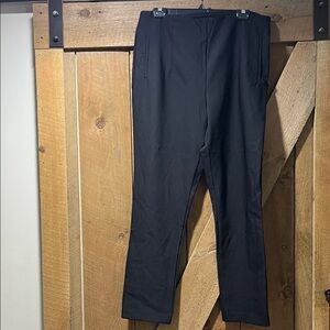 Rachel Zoe Midnight Black Straight Leg Trousers